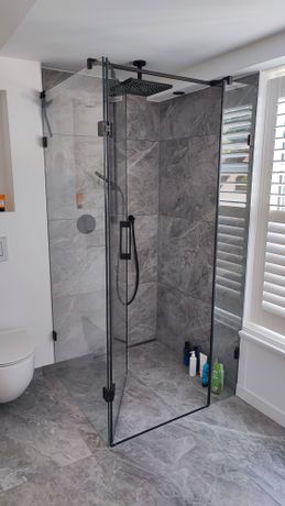 Beispielarbeit von MEINE GLAS DUSCHE - veröffentlicht auf Glaserei.org