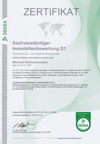 Beispielarbeit von Schlockermann-Immobilien - veröffentlicht auf Gutachter.org
