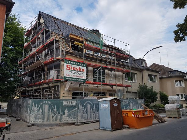 Beispielarbeit von Gerüstbau Siuska - veröffentlicht auf Geruestbau.org