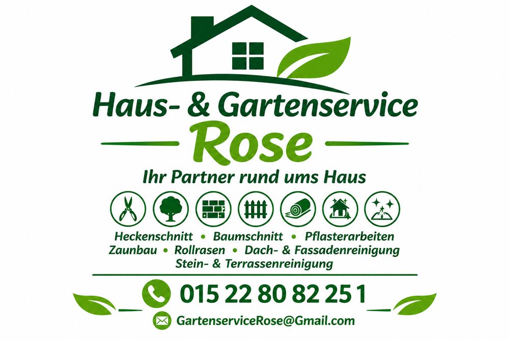 Logo der Firma Haus- & Gartenservice Rose aus Bad Fallingbostel auf dem Branchenportal Gartenbau.org