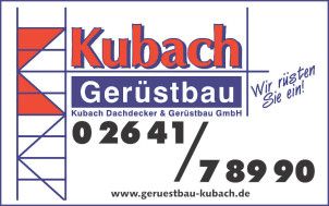 Logo der Firma Kubach Dachdecker & Gerüstbau GmbH aus Bad Neuenahr-Ahrweiler auf dem Branchenportal Geruestbau.org