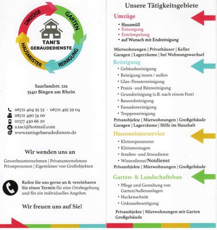 Beispielarbeit von Tani's Gebäudedienste - veröffentlicht auf Gartenbau.org
