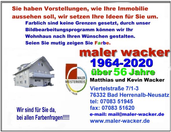 Beispielarbeit von Maler Wacker - veröffentlicht auf Maler.org