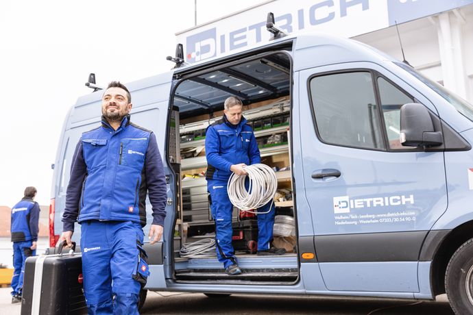 Beispielarbeit von Dietrich GmbH - veröffentlicht auf Heizungsbau.net