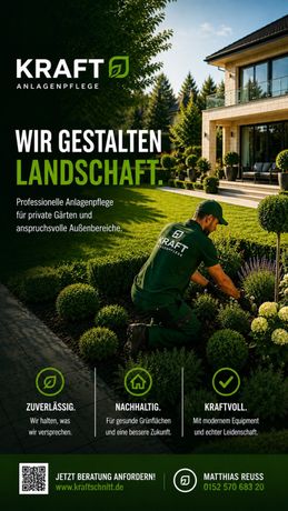 Beispielarbeit von Firma KRAFT ANLAGENPFLEGE - veröffentlicht auf Gartenbau.org