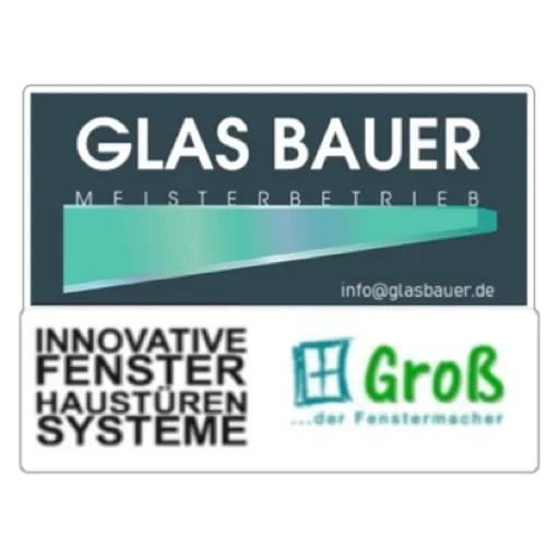 Logo der Firma GLASBAUER Meisterbetrieb aus Obertraubling auf dem Branchenportal Glaserei.org