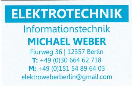 Michael Weber Elektrotechnik in Berlin