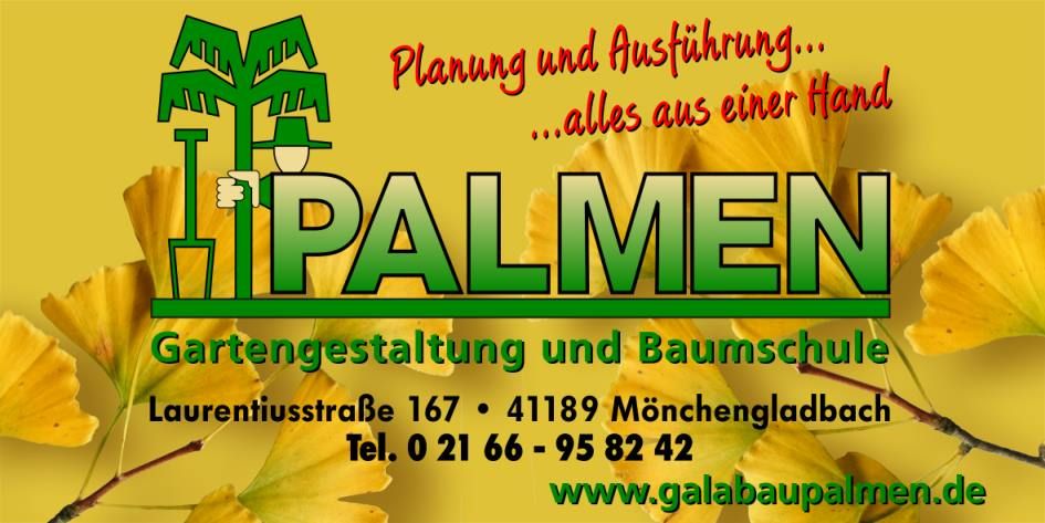 Logo der Firma Jochen Palmen Gartengestaltung und Baumschule aus Mönchengladbach auf dem Branchenportal Gartenbau.org