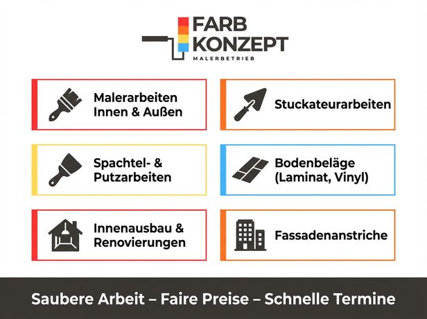 Beispielarbeit von Malerbetrieb Farbkonzept - veröffentlicht auf Maler.org