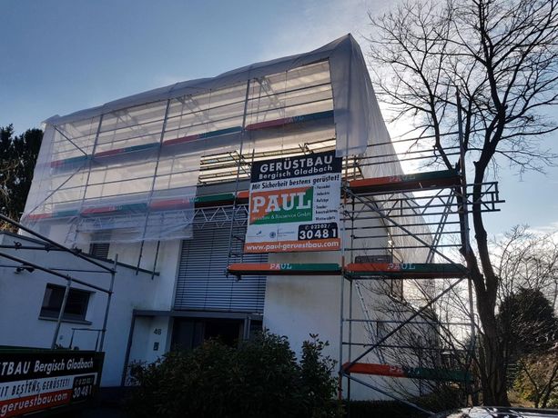 Beispielarbeit von Paul Gerüstbau & Bauservice GmbH - veröffentlicht auf Geruestbau.org
