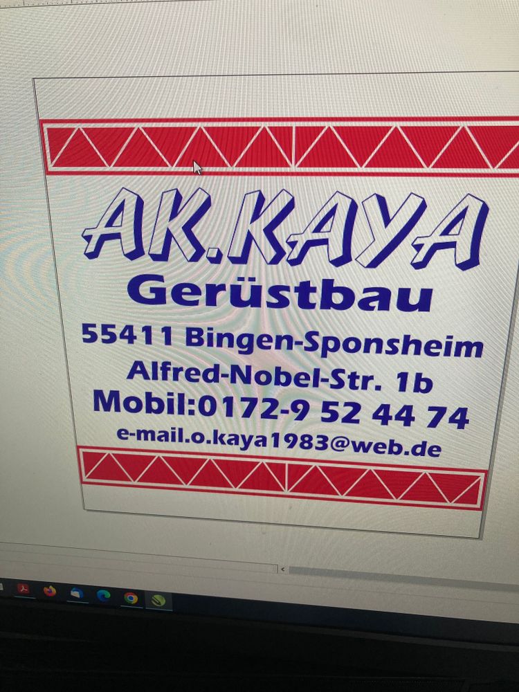 Logo der Firma Özkan Kaya Gerüstbau aus Münster-Sarmsheim auf dem Branchenportal Geruestbau.org