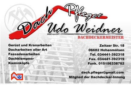 Dach-Pfleger Dachdecker Meisterbetrieb in Hohenmölsen