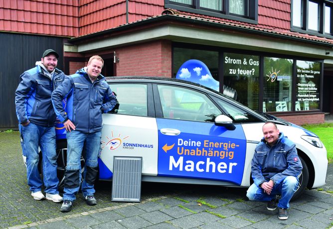 Beispielarbeit von Sonnenhaus Krieger GmbH - veröffentlicht auf Elektriker.org