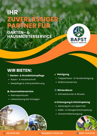 Beispielarbeit von Bapst Facility Service - veröffentlicht auf Hausmeisterdienste.net