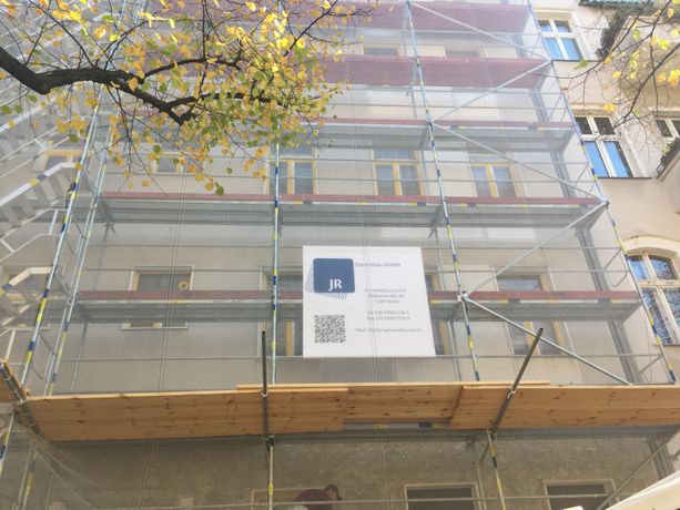 Beispielarbeit von JR Gerüstbau GmbH - veröffentlicht auf Geruestbau.org