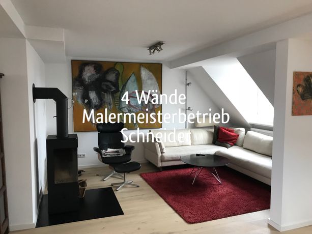 Beispielarbeit von 4 Wände - Malermeisterbetrieb Schneider - veröffentlicht auf Maler.org