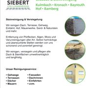 Siebert Hausmeisterservice Gebäude, Dach- und Steinreinigung in Kulmbach
