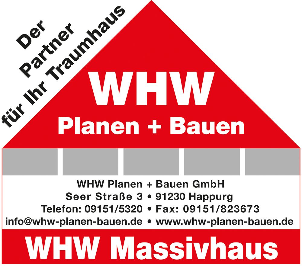 Logo der Firma WHW Planen + Bauen GmbH aus Happurg auf dem Branchenportal Bauunternehmen.org