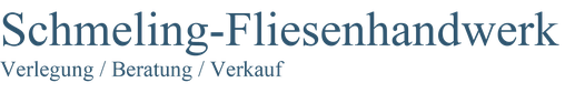 Schmeling-Fliesenhandwerk in Berlin