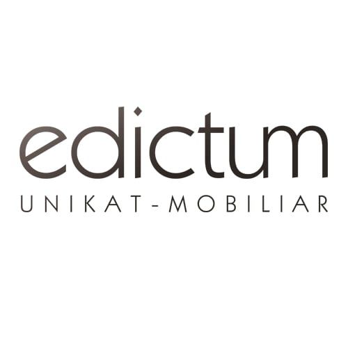 Logo der Firma edictum - UNIKAT MOBILIAR aus Schirnding auf dem Branchenportal Tischler-Schreiner.org