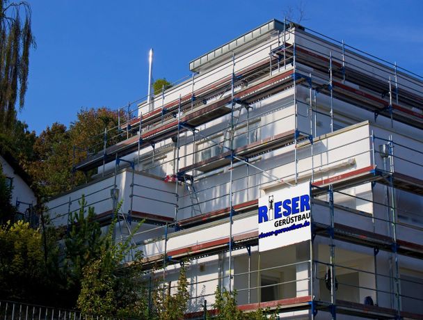 Beispielarbeit von Rieser Gerüstbau - veröffentlicht auf Geruestbau.org