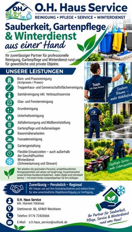 Beispielarbeit von O.H. Haus Service - veröffentlicht auf Hausmeisterdienste.net