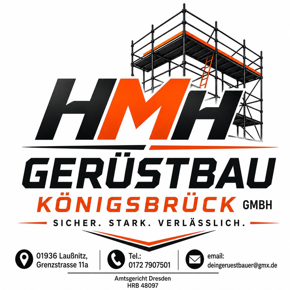 Logo der Firma HMH Gerüstbau Königsbrück GmbH aus Laußnitz auf dem Branchenportal Geruestbau.org