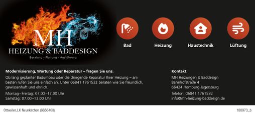 MH Heizung Baddesign in Homburg