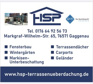 HSP Terrassenüberdachung /Bauleistungen in Gaggenau