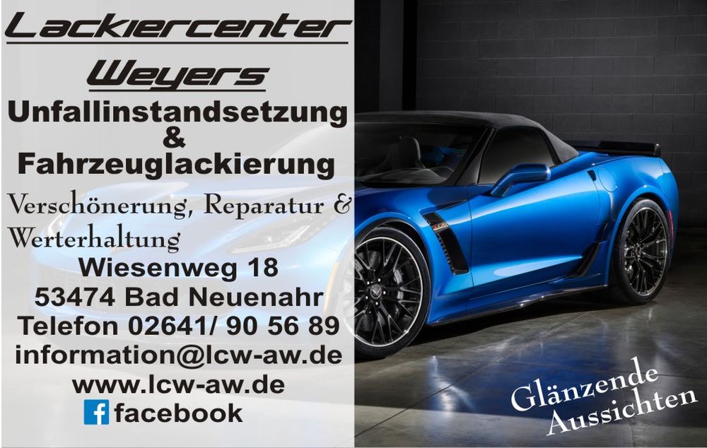 Logo der Firma Lackiercenter Weyers aus Bad Neuenahr-Ahrweiler auf dem Branchenportal Auto-Werkstatt.de