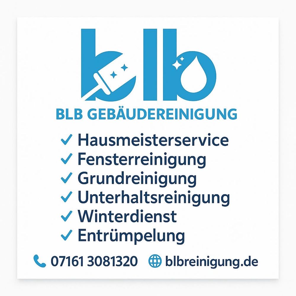Logo der Firma Halil Balaban BLB Gebäudedienstleistungen aus Uhingen auf dem Branchenportal Hausmeisterdienste.net