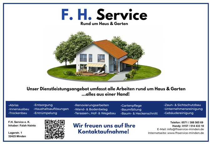 Beispielarbeit von F. H. Service e. K. - veröffentlicht auf Hausmeisterdienste.net