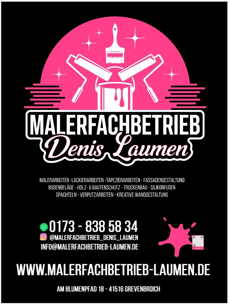 Logo der Firma Denis Laumen Malerfachbetrieb aus Grevenbroich auf dem Branchenportal Maler.org