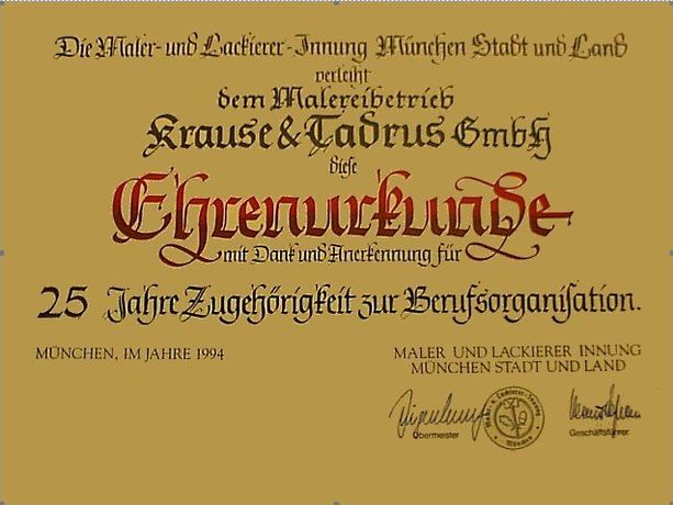 Beispielarbeit von Malerbetrieb Krause & Tadrus GmbH - veröffentlicht auf Maler.org