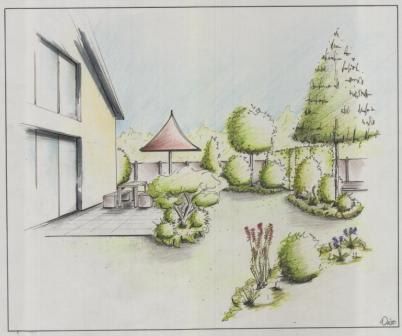 Beispielarbeit von Schüler GmbH Garten- und Landschaftsbau - veröffentlicht auf Gartenbau.org