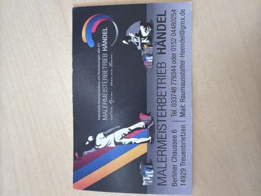 Dennis Händel Malermeisterbetrieb Händel in Treuenbrietzen