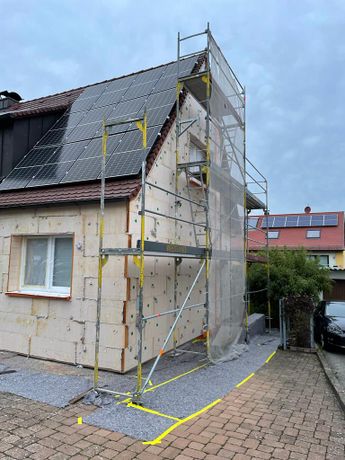 Beispielarbeit von Firma Weigand Malermeister und Gerüstbau - veröffentlicht auf Geruestbau.org