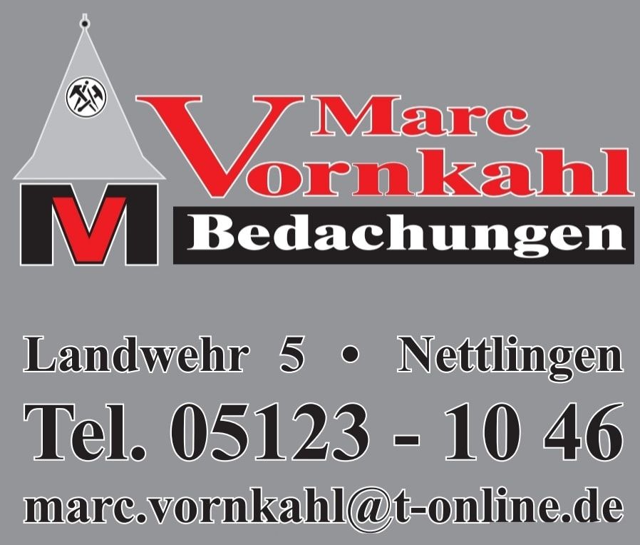 Logo der Firma Marc Vornkahl Bedachungen aus Söhlde auf dem Branchenportal Dachdecker.com
