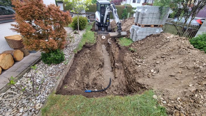 Beispielarbeit von Bagger Forst &sonstige Dienstleistungen - veröffentlicht auf Gartenbau.org