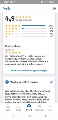 Beispielarbeit von Gartenpflege Müller und Bittruf - veröffentlicht auf Gartenbau.org