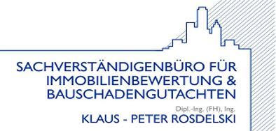 Logo der Firma Klaus-Peter Rosdelski Sachverständigenbüro aus Leinefelde-Worbis auf dem Branchenportal Gutachter.org