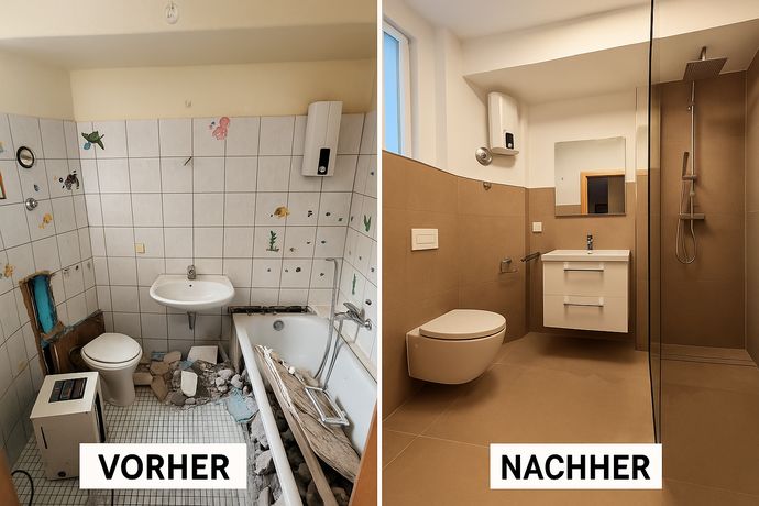 Beispielarbeit von Seker Haustechnik Heizung Wärmepumpe Sanitär und Photovoltaik - veröffentlicht auf Heizungsbau.net