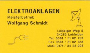 Beispielarbeit von Elektroanlagen Wolfgang Schmidt - veröffentlicht auf Elektriker.org