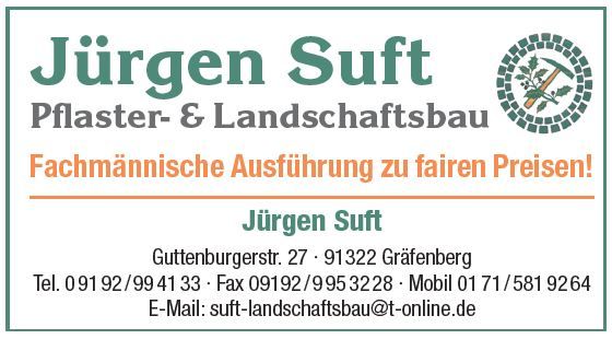 Logo der Firma Jürgen Suft Landschaftsbau aus Gräfenberg auf dem Branchenportal Gartenbau.org