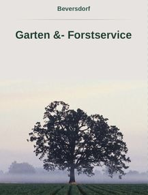 Garten&Forstservice Beversdorf in Gerswalde