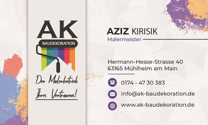 Beispielarbeit von AK-Baudekoration - veröffentlicht auf Maler.org