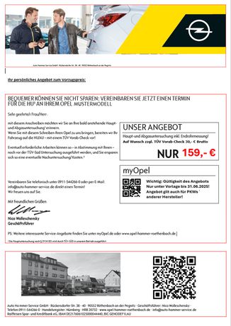 Beispielarbeit von Auto Hammer Service GmbH - veröffentlicht auf Auto-Werkstatt.de