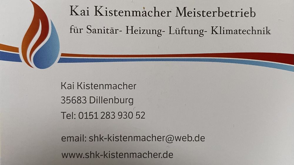 Logo der Firma Shk- Kistenmacher aus Dillenburg auf dem Branchenportal Sanitaer.org