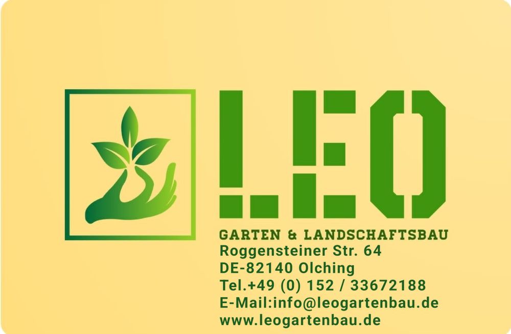 Logo der Firma Leo Garten und Landschaftsbau aus Olching auf dem Branchenportal Gartenbau.org