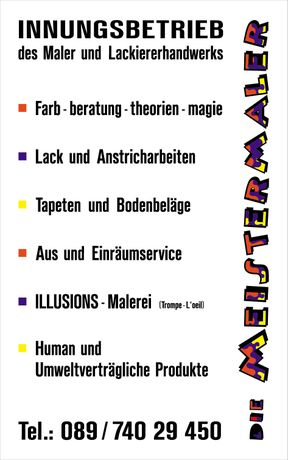 Beispielarbeit von Christine Niedermeier Die Meistermaler - veröffentlicht auf Maler.org